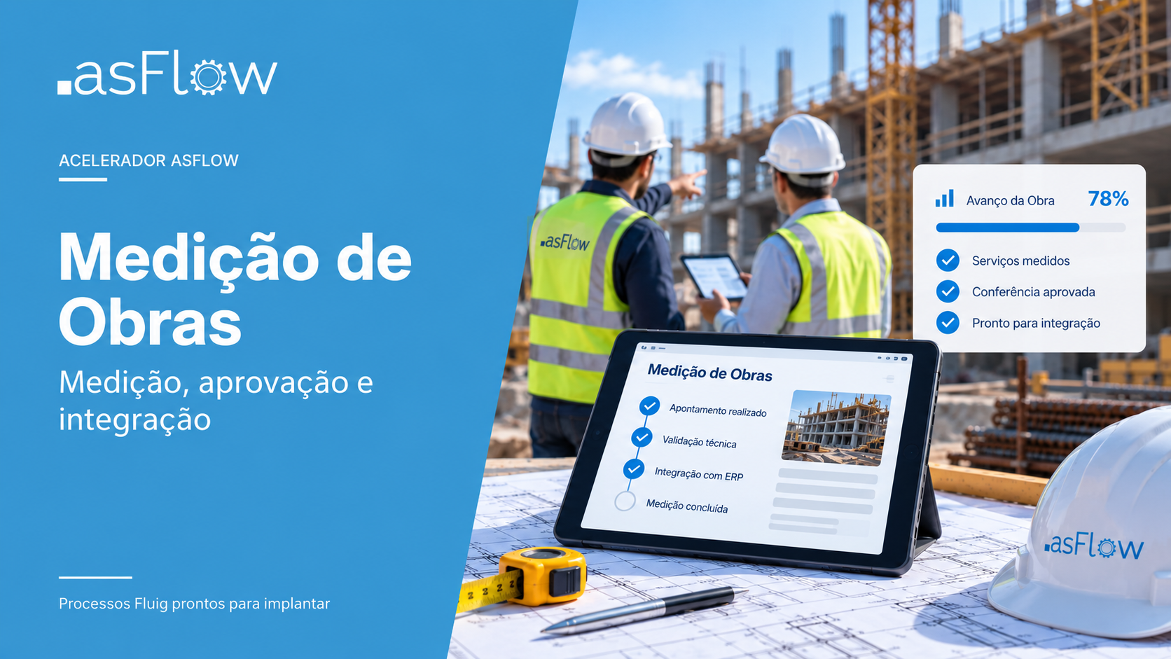 Apresentação do acelerador Medição de Obras